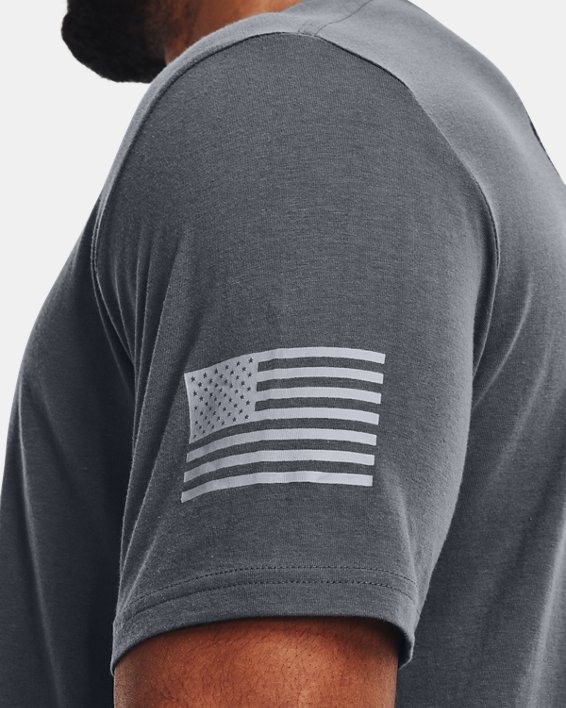 Men's UA Freedom By 1775 T-Shirt, Gray, pdpMainDesktop image number 3
